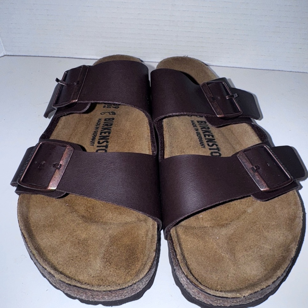 Birkenstock Arizona Brown Birka Flor Sandals 39=8